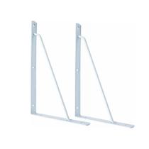 Kit 2 Cantoneiras Suporte Prateleira 40 Cm Bco 6726 Reforcado Lotus