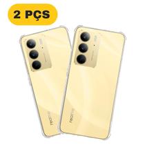 Kit 2 Capa Capinha Transparente Compatível Para Realme C75