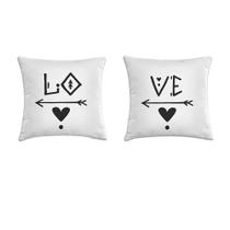 Kit 2 capa de almofada love