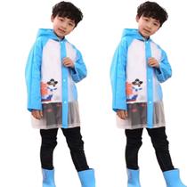 kit 2 Capa de chuva infantil para menina menino com capuz e bolsos pvc reforçada escolha a sua - shopmanu
