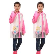 kit 2 Capa de chuva infantil para menina menino com capuz e bolsos pvc reforçada escolha a sua kit 2 Capa de chuva infantil para menina menino com capuz e bolsos pvc reforçada escolha a sua
