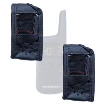 KIt 2 Capa De Couro Proteção Para Rádio Motorola T38br Ht KIt 2 Capa De Couro Proteção Para Rádio Motorola T38br Ht