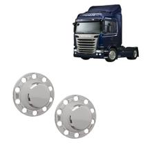 Kit 2 Capa p Cubo de Roda Traseira p Scania P/G/R Highline Kit 2 Capa p Cubo de Roda Traseira p Scania P/G/R Highline