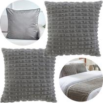 Kit 2 Capa para Almofada Travesseiro de Tecido Snow Assento de Cadeira Sofa Cama 43x43cm Poliéster Premium Kit 2 Capa para Almofada Travesseiro de Tecido Snow Assento de Cadeira Sofa Cama 43x43cm Poliéster Premium