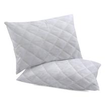 Kit 2 Capa para Travesseiro Casal 50x70cm Branco 100% Poliester Antialergica Antiacaro Adulto Slienciosa