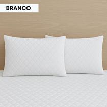 Kit 2 Capa Para Travesseiro Impermeável Protetor Matelado 70x50 Fronha Antialérgica Protetora Antiácaro Higiênica Macia