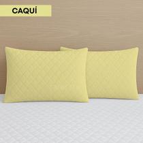 Kit 2 Capa Para Travesseiro Impermeável Protetor Matelado 70x50 Fronha Antialérgica Protetora Antiácaro Higiênica Macia