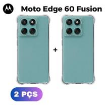 Kit 2 Capa Transparente Anti Impacto P/ Moto Edge 60 Fusion