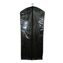 Kit 2 Capa Vestido com Zíper 1,05 Para Ternos e Roupas Frente Pvc Cristal transparente e TNT Kit 2 Capa Vestido com Zíper 1,05 Para Ternos e Roupas Frente Pvc Cristal transparente e TNT