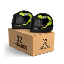 Kit 2 Capacetes Sport Moto 788 Viseira Fumê Fechados Pro Tork Masculino Feminino Segurança Conforto Qualidade Estilo Resistência Kit 2 Capacetes Sport Moto 788 Viseira Fumê Fechados Pro Tork Masculino Feminino Segurança Conforto Qualidade Estilo Resistência