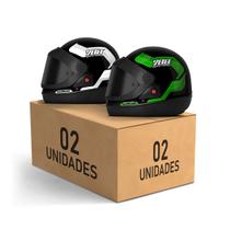 Kit 2 Capacetes Sport Moto 788 Viseira Fumê Fechados Pro Tork Masculino Feminino Segurança Conforto Qualidade Estilo Resistência