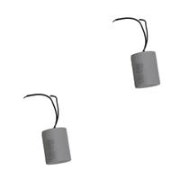 Kit 2 capacitor 50x250/400v 2 fios metalizado tri Kit 2 capacitor 50x250/400v 2 fios metalizado tri