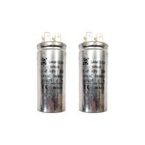 Kit 2 Capacitor Permanente em Alumínio com Terminal 5uF 400VAC Kit 2 Capacitor Permanente em Alumínio com Terminal 5uF 400VAC