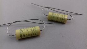 Kit 2 Capacitor Poliester Axial 15nf .015uf 630v Siemens