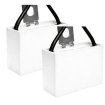 Kit 2 capacitor polipropileno 3x250v - quadrado mk305