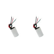 Kit 2 Capacitor Ventilador 1,3uf + 1,7ufx250v 3 Fios 220v