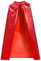 Kit 2 Capas Adulto Vermelha Cetim Metaliza Fantasia