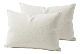 Kit 2 Capas Almofada Boucle Premium Design Moderno Elegante