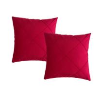 Kit 2 Capas Almofada Suede Drapeada 45x45cm Decoração Conforto e Estilo Kit 2 Capas Almofada Suede Drapeada 45x45cm Decoração Conforto e Estilo