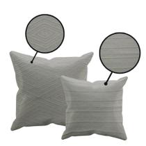 kit 2 Capas Almofada Tear Alto Padrão luxo 60x60 + 45x45 B10 kit 2 Capas Almofada Tear Alto Padrão luxo 60x60 + 45x45 B10