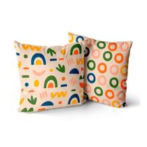 kit 2 capas almofadas colors 45x45 kit 2 capas almofadas colors 45x45