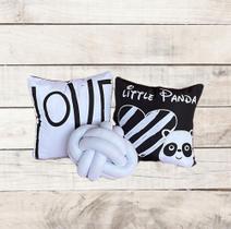 Kit 2 Capas Almofadas Decorativas 42x42 + 1 Almofada Nó - 30