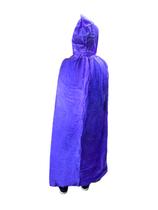 Kit 2 Capas C/ Capuz Roxa Adulto Fantasia Haloween