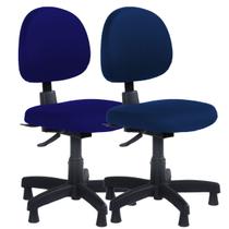 Kit 2 Capas Cadeira Giratória Escritório Secretária Protetor