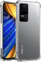 Kit 2 Capas Capinha Com Bordas Anti Impacto Para Poco F4 Tela de 6,67 Polegadas