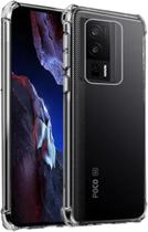 Kit 2 Capas Capinha Com Bordas Anti Impacto Para Poco F5 Pro Tela de 6,67 Polegadas