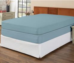 Kit 2 Capas Colchão Casal Protetora 30cm Alt. Cama Box Com zíper Malha Algodão