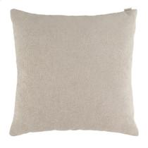 Kit 2 Capas de Almofada Bouclé Deluxe com Zíper Invisível 42cm x 42cm Toque Extra Macio Areia