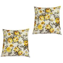 Kit 2 Capas de Almofada Impermeável Belize Zíper Invisível 45cmx45cm