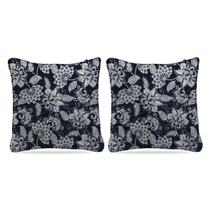 Kit 2 Capas de Almofada Tamanho 43cm x 43cm com Estampas dos 2 lados