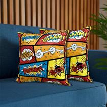 Kit 2 Capas de Almofadas Boom 45x45cm