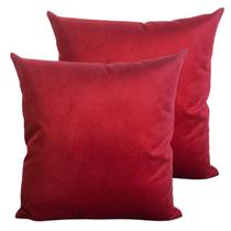 Kit 2 Capas De Almofadas Decorativas Suede 60x60 (tamanho Extra grande)