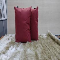 Kit 2 capas de almofadas em suede liso 43 x 43