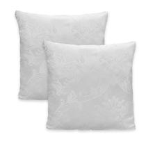 Kit 2 Capas de Almofadas Luxo 40x40cm Jacquard Adamascado