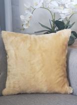 Kit 2 Capas De Para Almofada Pelinho 40x40 Varias Cores Pelúcia Curta Fofo Fofinha Pelo Sintético