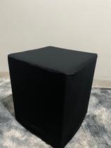 Kit 2 Capas De Puff Quadrado Malha Com Elástico Oferta Linda