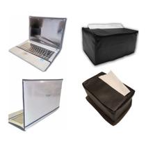 Kit 2 Capas Notebook 15 e Impressora samsung M2020 C/Porta Papel A4 Impermeável - Capas de Luxo