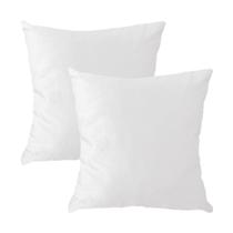 Kit 2 Capas para Almofada em Veludo Liso Quadrada 50x50 Várias Cores