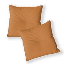 Kit 2 Capas Para Almofada Quadrada Veludo 40x40cm - 7 Decor