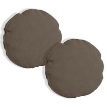 Kit 2 Capas Para Almofada Redonda Boucle 50x50cm - 7 Decor