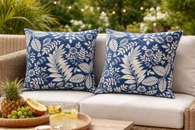 Kit 2 Capas para Almofadão Impermeável 60cmx60cm Ambiente Externo Área de Lazer