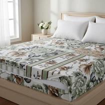 Kit 2 Capas para Colchão Solteiro Padrão Estampada Zíper Kit 2 Capas para Colchão Solteiro Padrão Estampada Zíper