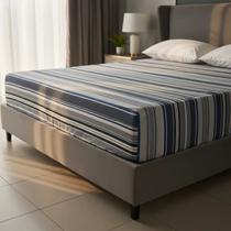 Kit 2 Capas para Colchão Solteiro Padrão Estampada Zíper Kit 2 Capas para Colchão Solteiro Padrão Estampada Zíper