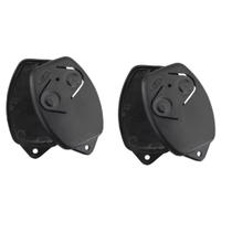 Kit 2 Capas Para Controle De Portao Rossi Compatível Preto