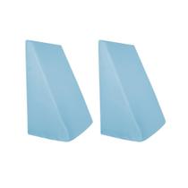 Kit 2 Capas para Triângulo Malha 100% Algodão Azul Arrumadinho Enxovais