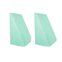 Kit 2 Capas para Triângulo Malha 100% Algodão Verde Arrumadinho Enxovais